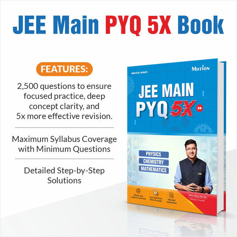 JEE Main 2026 PYQ 5× | 2500+ Important, handpicked previous year questions for JEE mains 2026 | Last Minute Smart Revision Book for Physics, Chemistry & Mathematics, JEE Mains 2026