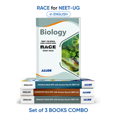 ALLEN RACE DPP For Physics, Chemistry, Biology With Answer Key For NEET-UG (Set Of 3 Books Combo) 2023-24