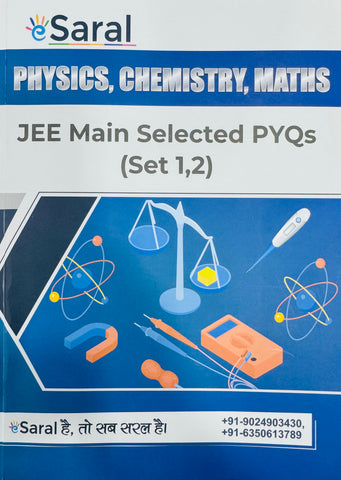 JEE Main Selected PYQs (Set1,2) Physics, Chemistry & Maths by eSaral