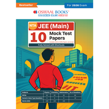 Oswaal NTA JEE (Main) 10 New Pattern Mock Test Papers Book | Fully Solved with Shortcuts | For 2026 Exam