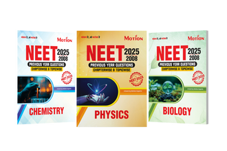 Motion NEET PYQs Chapterwise & Topicwise (2008-2025) PCB Combo | With Text & Video Solutions | Answer Keys | Latest Updated