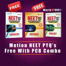 NCERT Class 11th & 12th PCB Combo with Motion NEET PYQs Free with PCB Combo