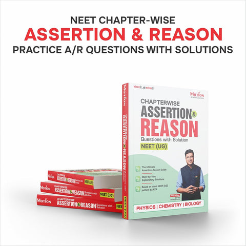 Motion NEET Assertion Reason Book 2026 | Chapterwise Assertion-Reason Questions for NEET Biology, Physics & Chemistry | 10 Questions Per Chapter with ... Book & Concept Builder by Motion Education